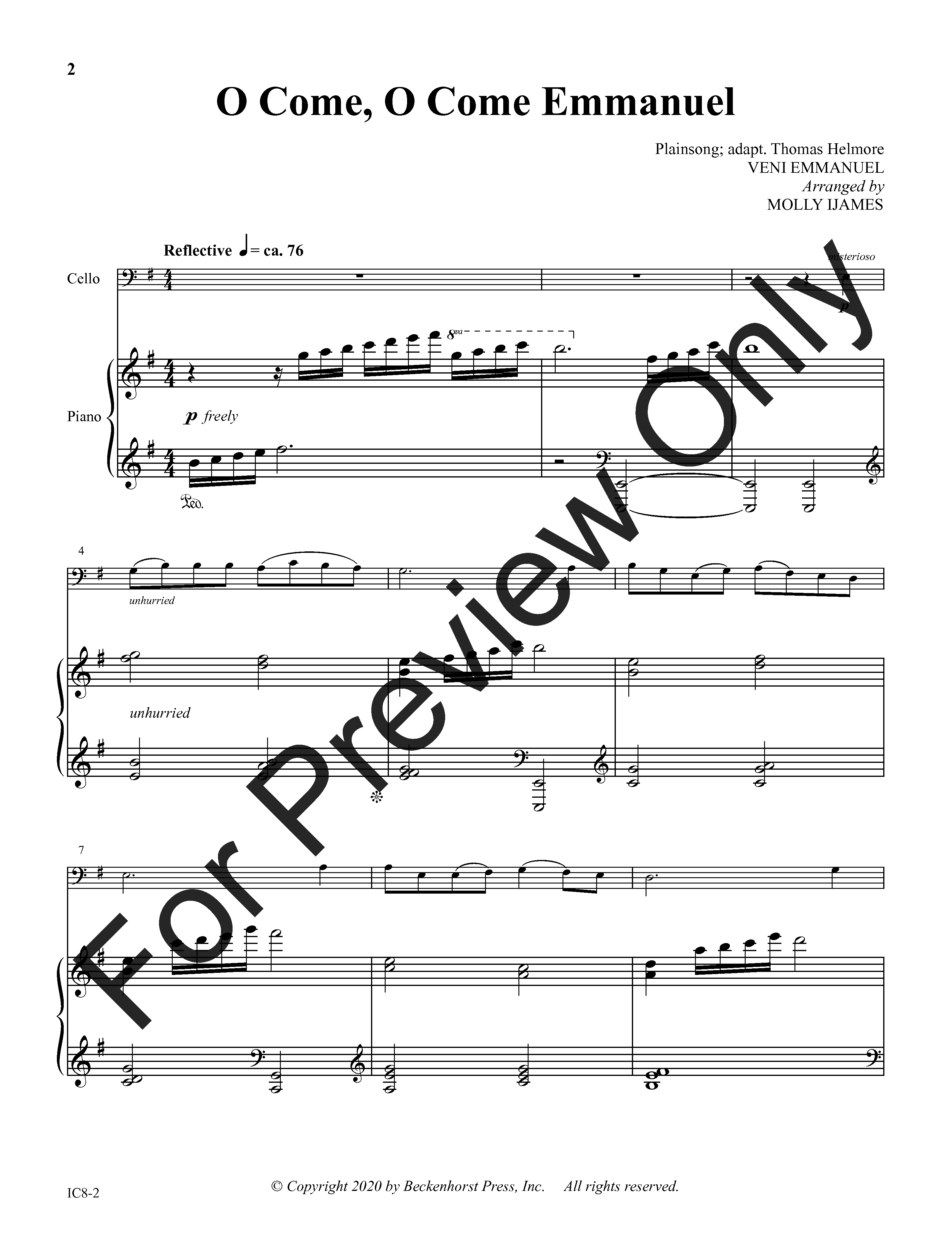 Instrumental Worship, Vol. 2 Bass Clef Instruments in C