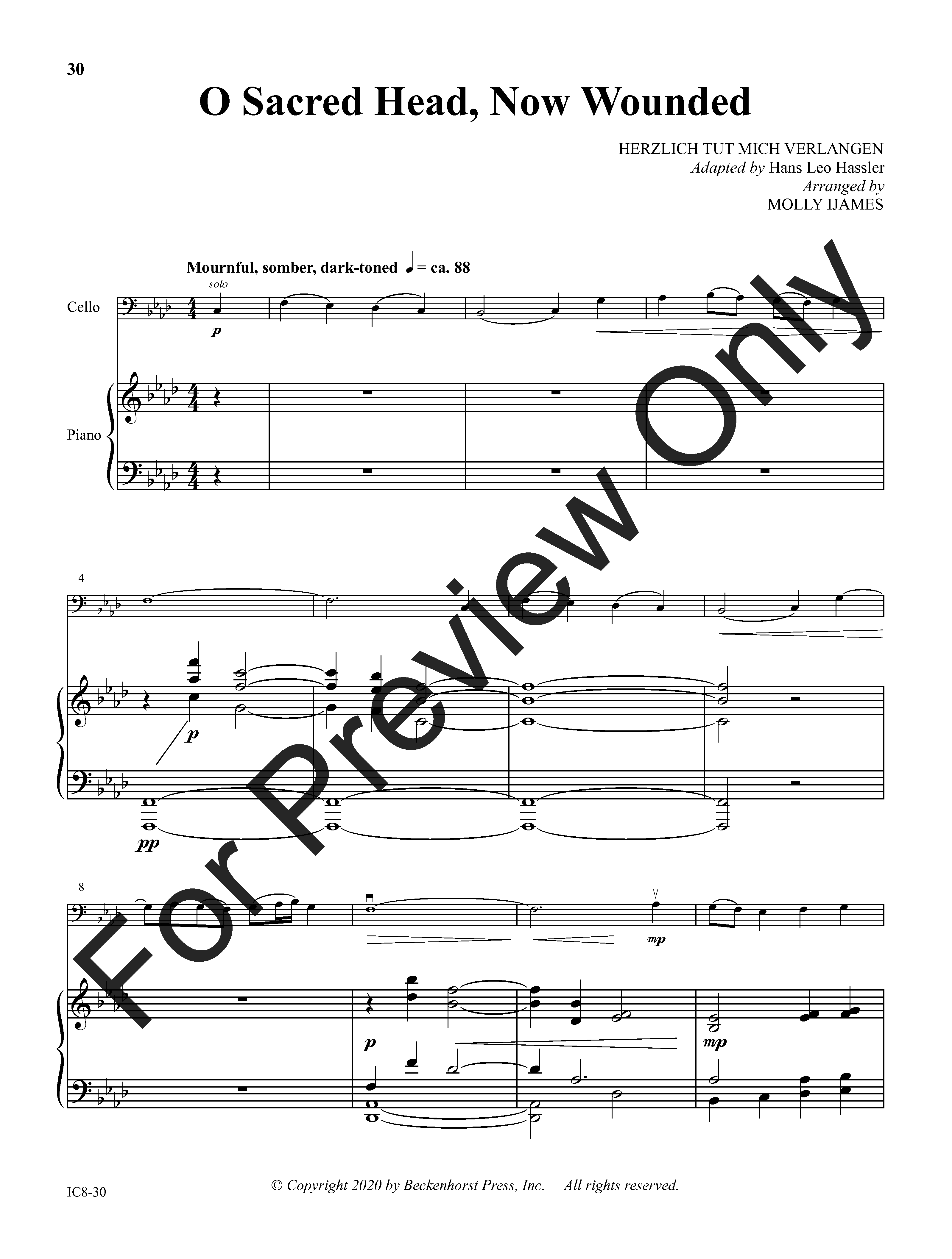 Instrumental Worship, Vol. 2 Bass Clef Instruments in C
