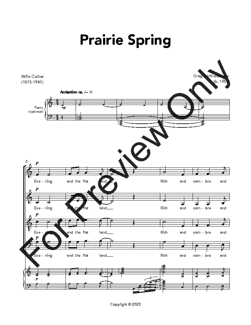 Prairie Spring P.O.D.