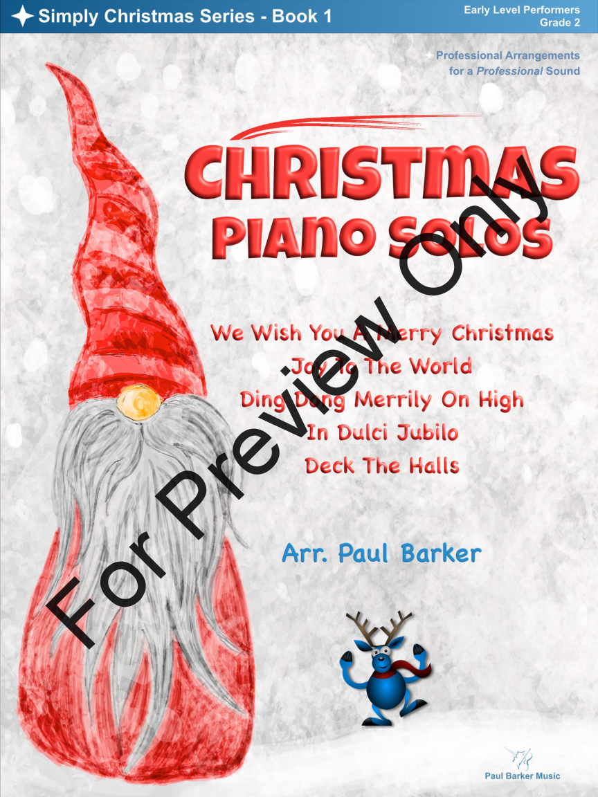 Christmas Piano Solos - Book 1 Multi - Bundle MP3s