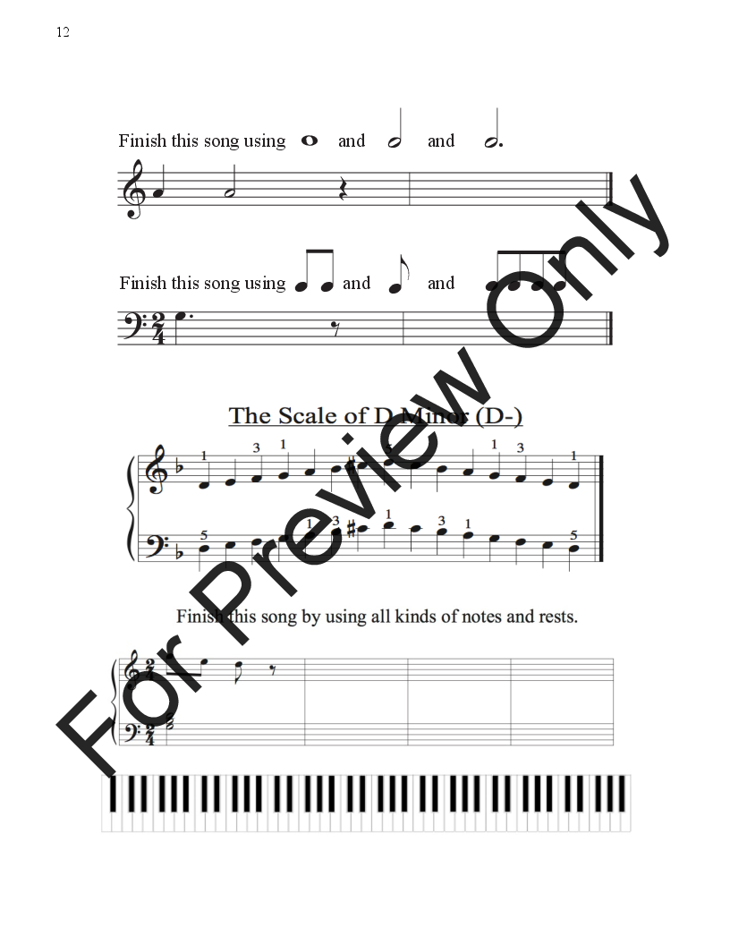 Back To Basics Piano Method Book 6 P.O.D.