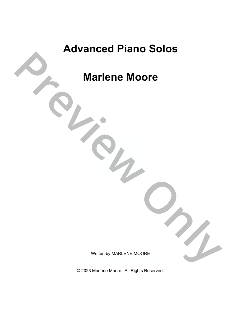 Advanced Piano Solos P.O.D.