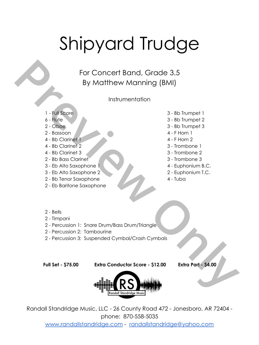 Shipyard Trudge - Concert March