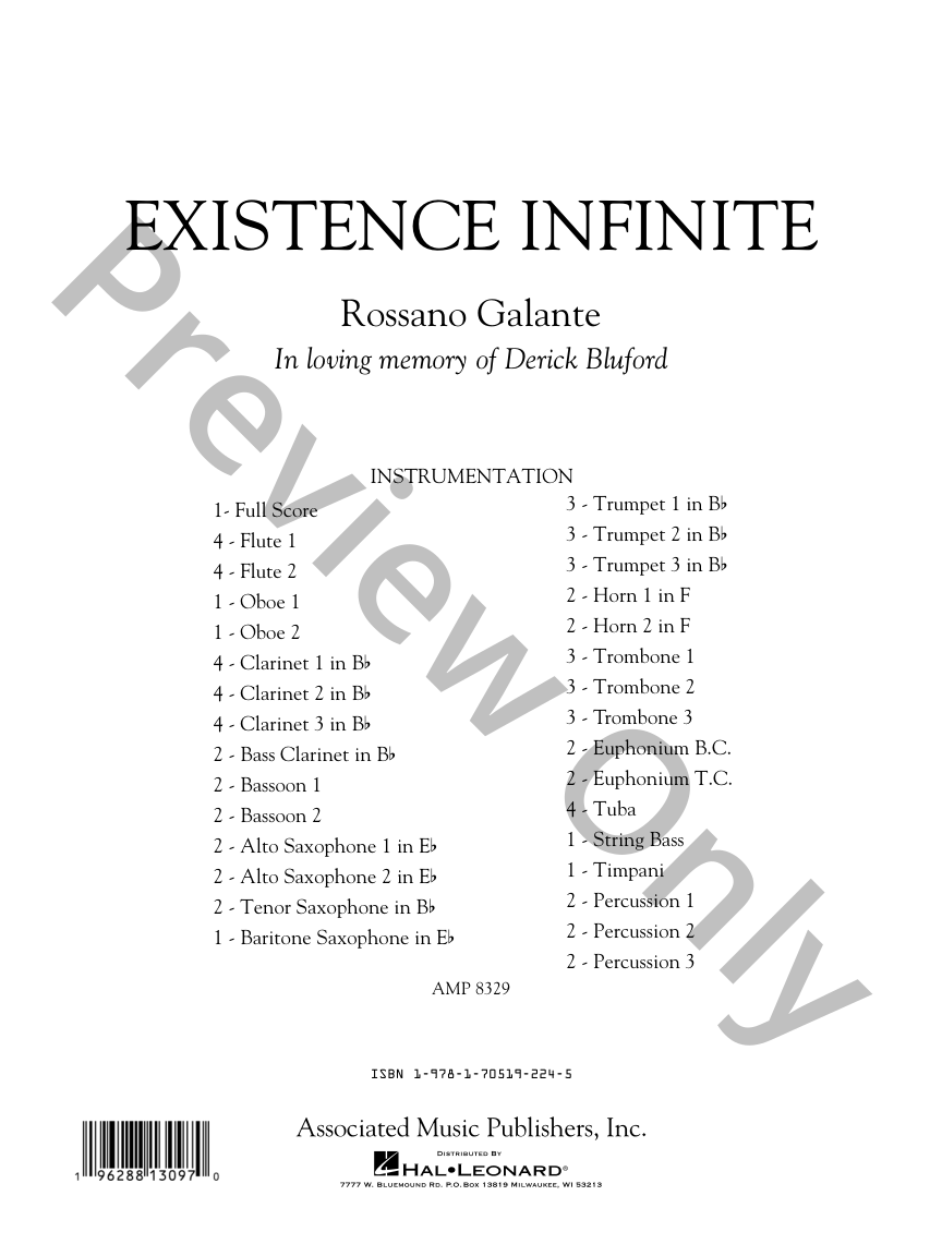 Existence Infinite