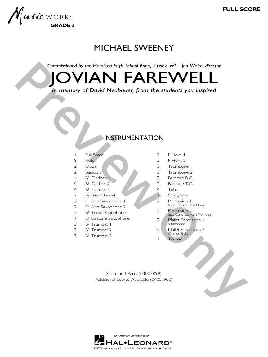 Jovian Farewell