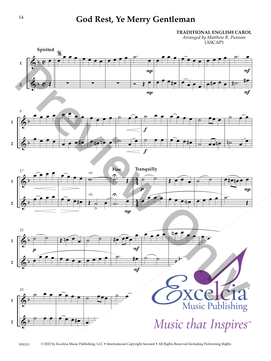Adaptable Duets for Christmas Alto Sax, Baritone Sax