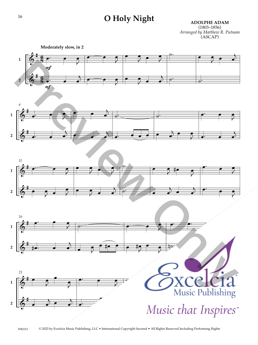 Adaptable Duets for Christmas Alto Sax, Baritone Sax