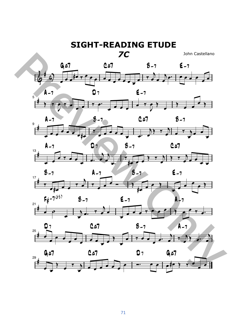 Contemporary Sight-Reading Method: C Concert Book P.O.D