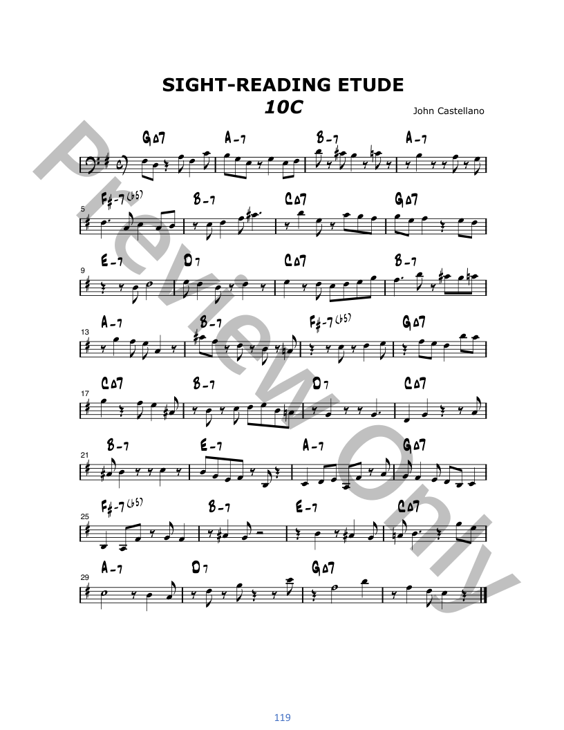 Contemporary Sight-Reading Method: Bass Clef Book P.O.D