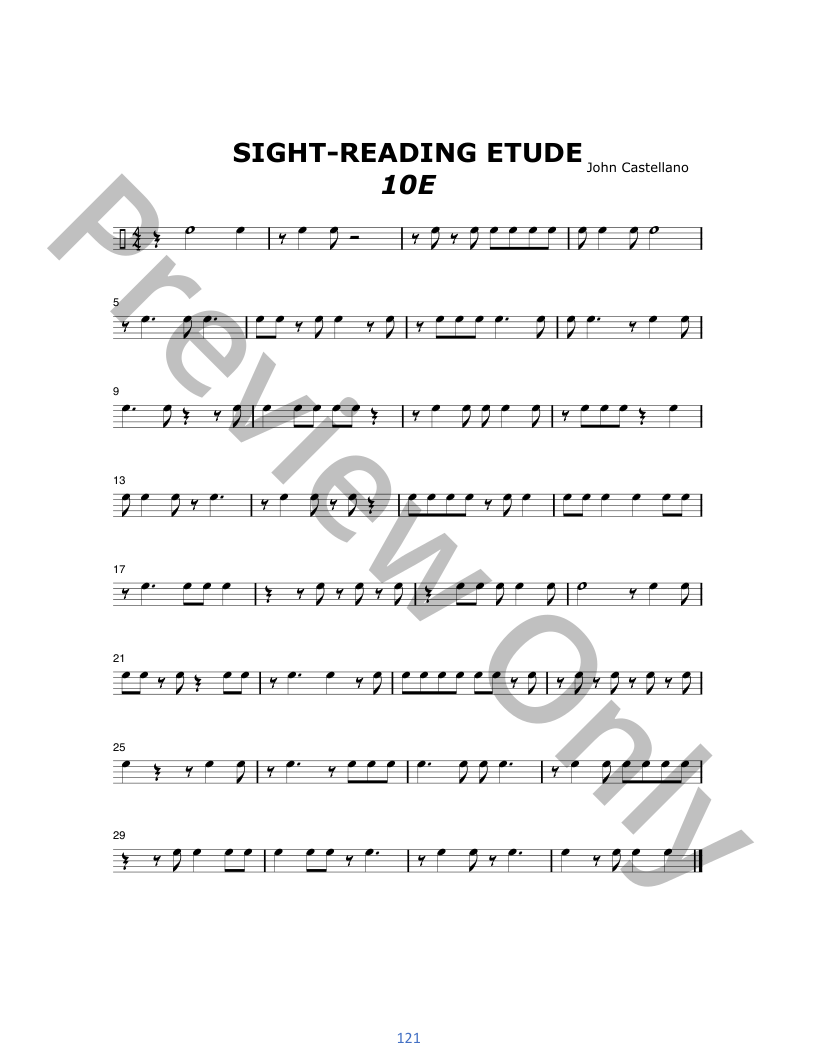 Contemporary Sight-Reading Method: Percussion Book P.O.D