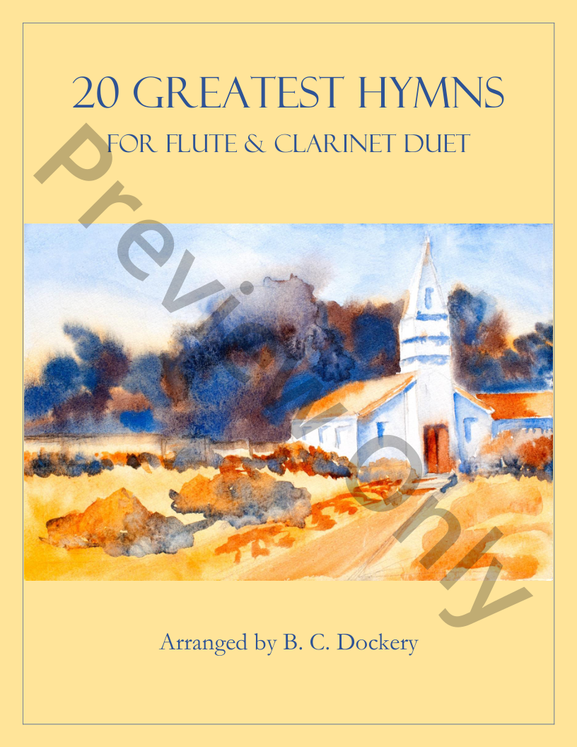  20 Greatest Hymns for Flute and Clarinet Duet P.O.D