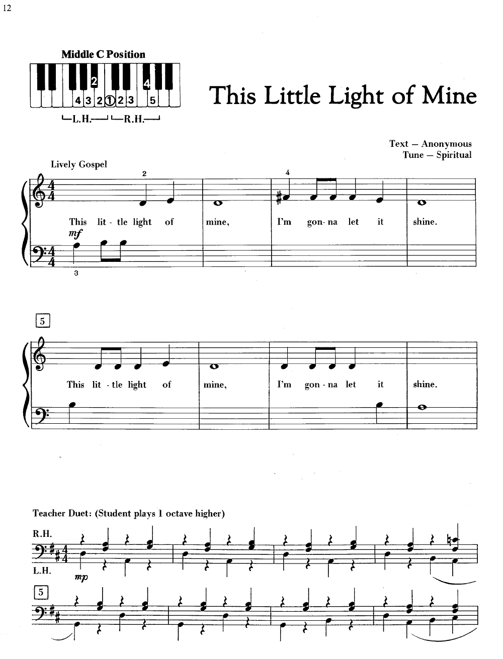 Playtime Piano Hymns #1