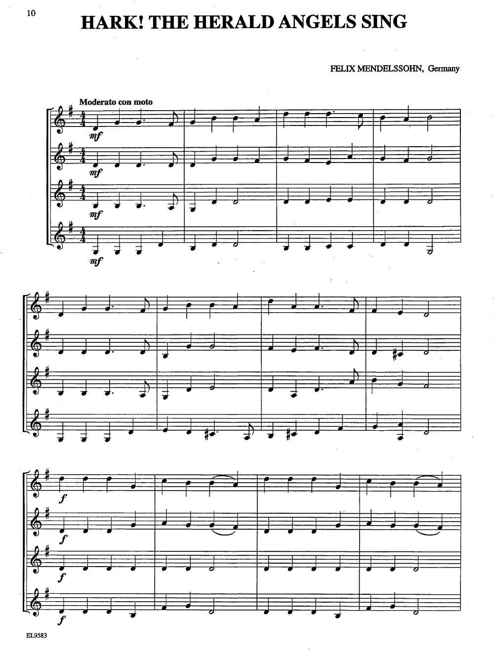 Christmas Quartets for All Trumpet