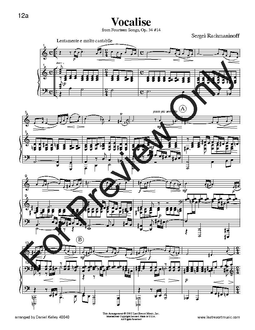 20 Traditional Wedding Solos C Instruments - Flute or Oboe or Violin and Piano