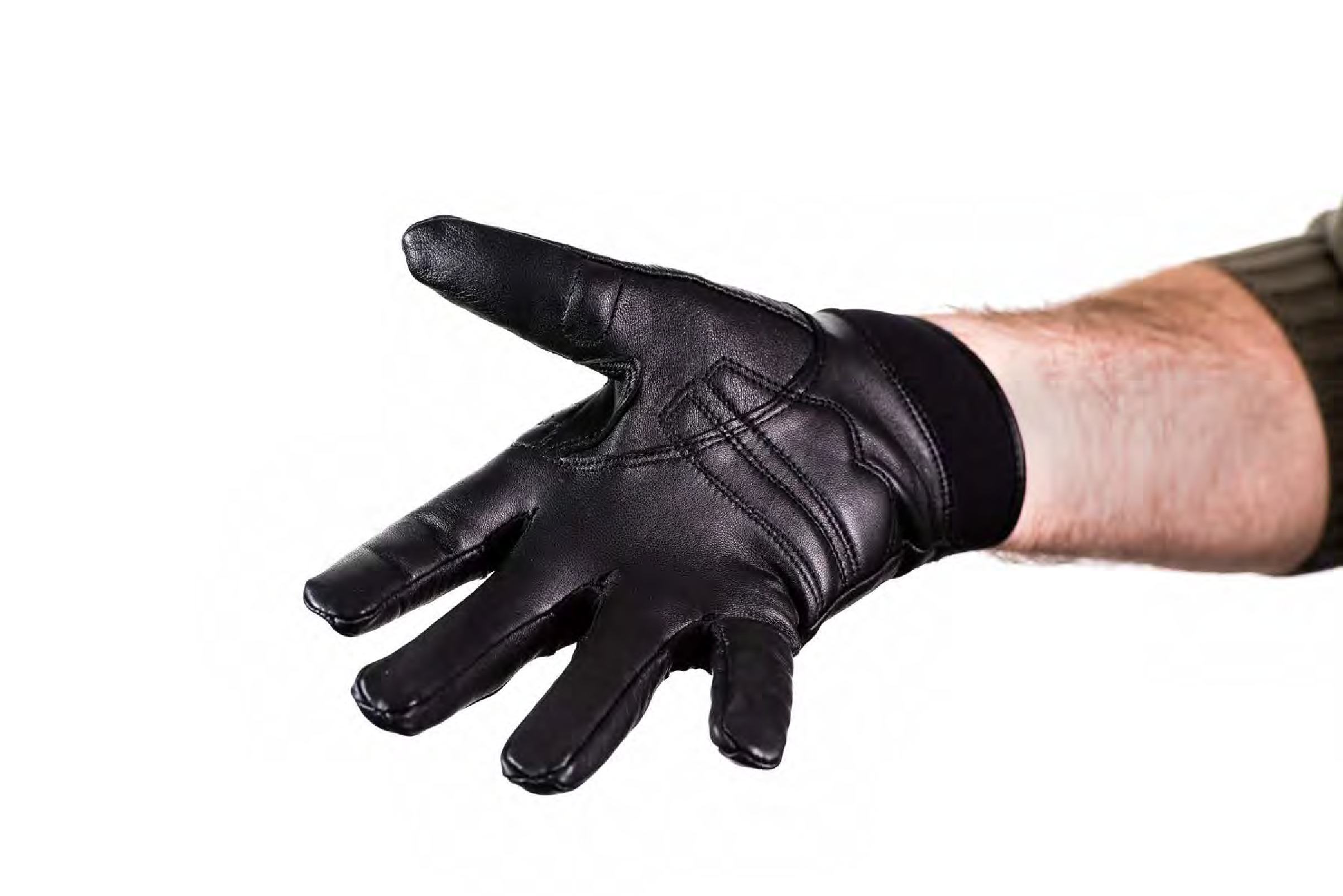 Handbell Ultima Gloves Leather- Black Medium One Pair