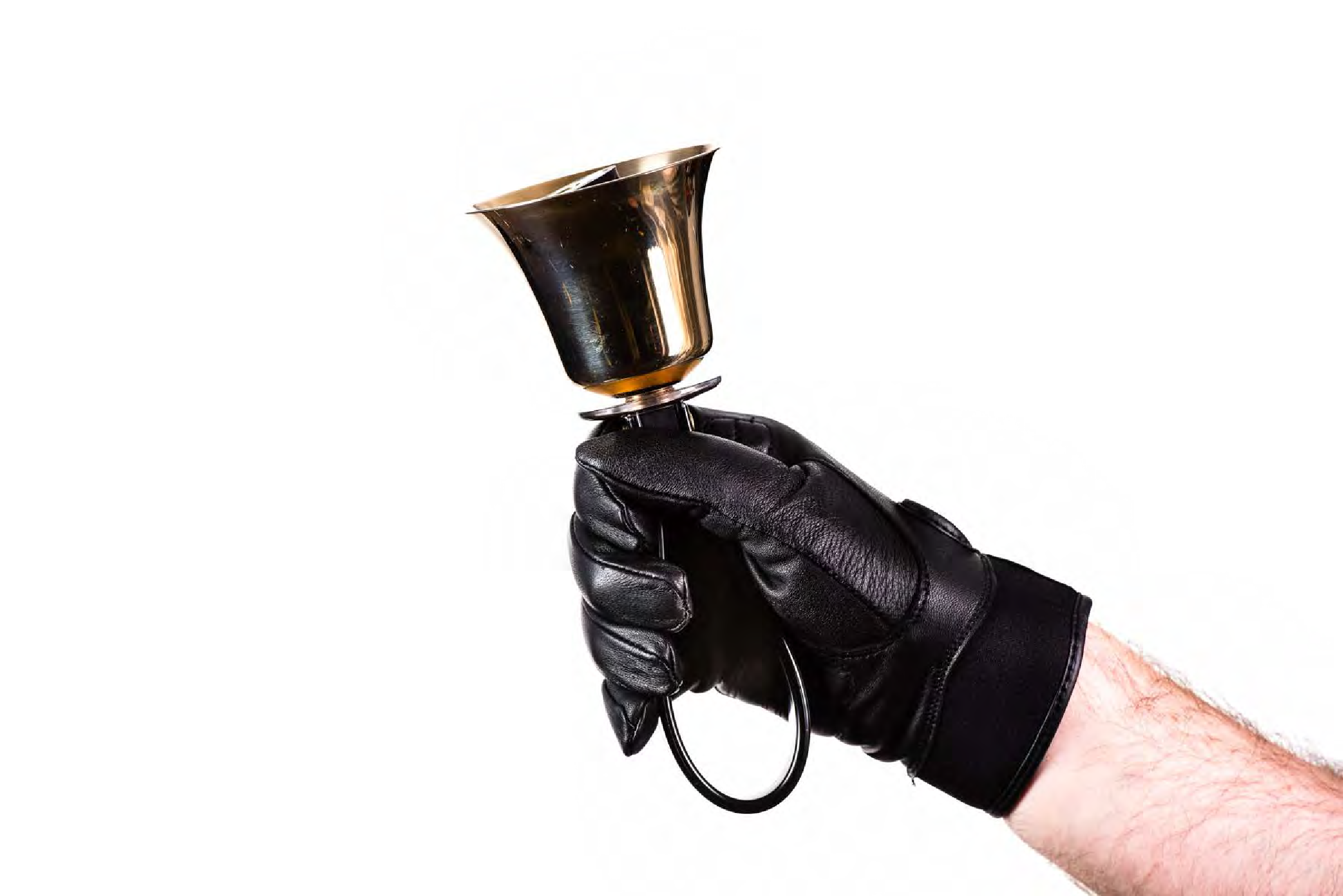 Handbell Gloves Ultima- Leather- Black XLarge One Pair