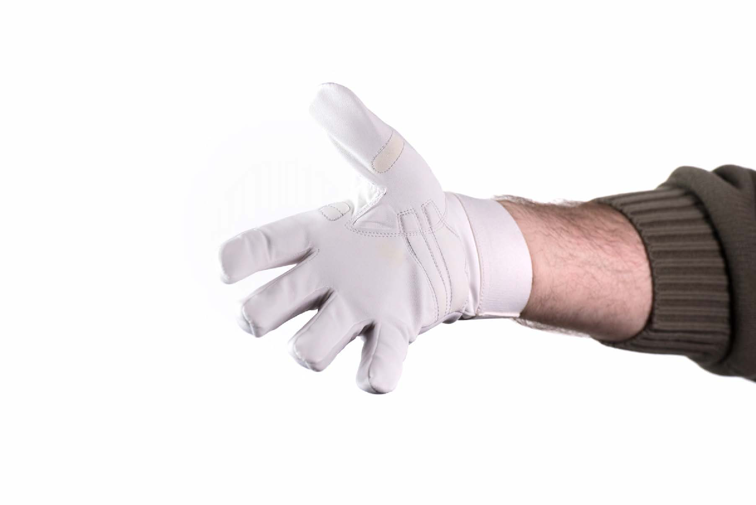 Handbell Gloves Ultima 3 - Medium White One Pair