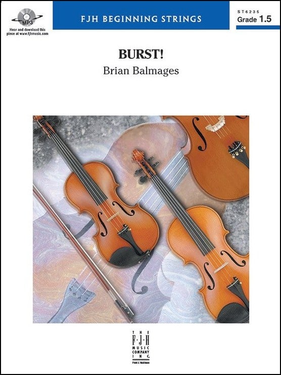 Burst! choral sheet music cover