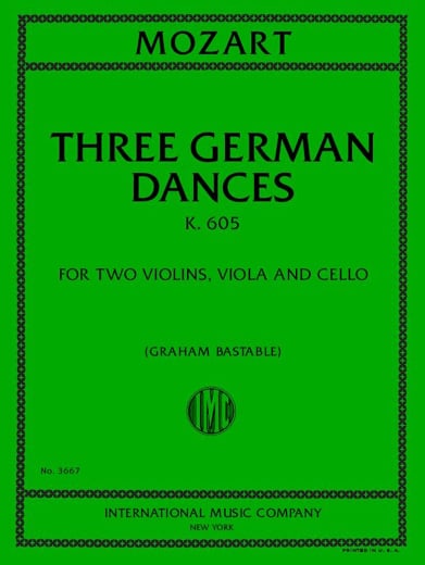 Three German Dances, K. 605