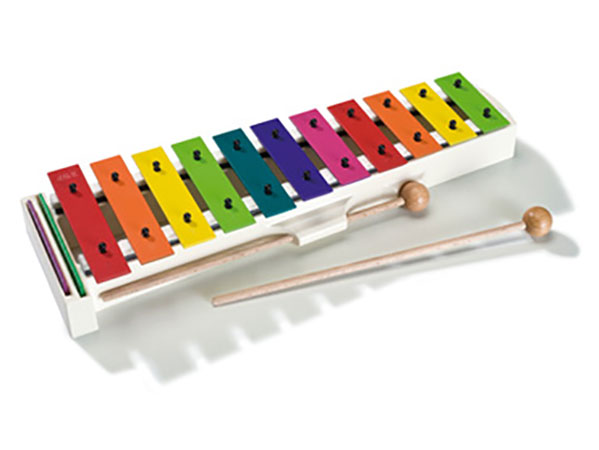 Soprano Glockenspiel, with Boomwhacker Colored Bars