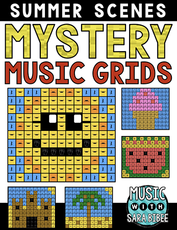 Summer Mystery Music Grids - Bundle