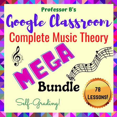 Music Theory Units 1-18, Lessons 1-78: Complete Bundle classroom sheet music cover