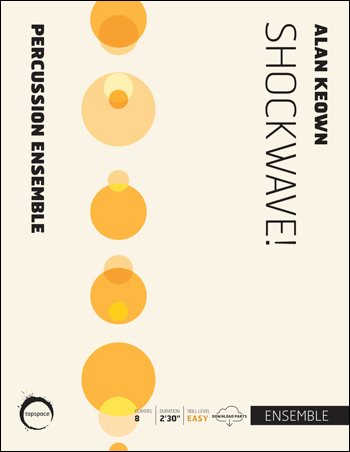 Shockwave! percussion sheet music cover
