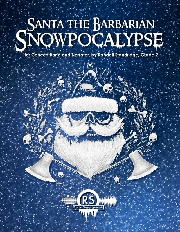 Santa the Barbarian: Snowpocalypse christmas sheet music cover