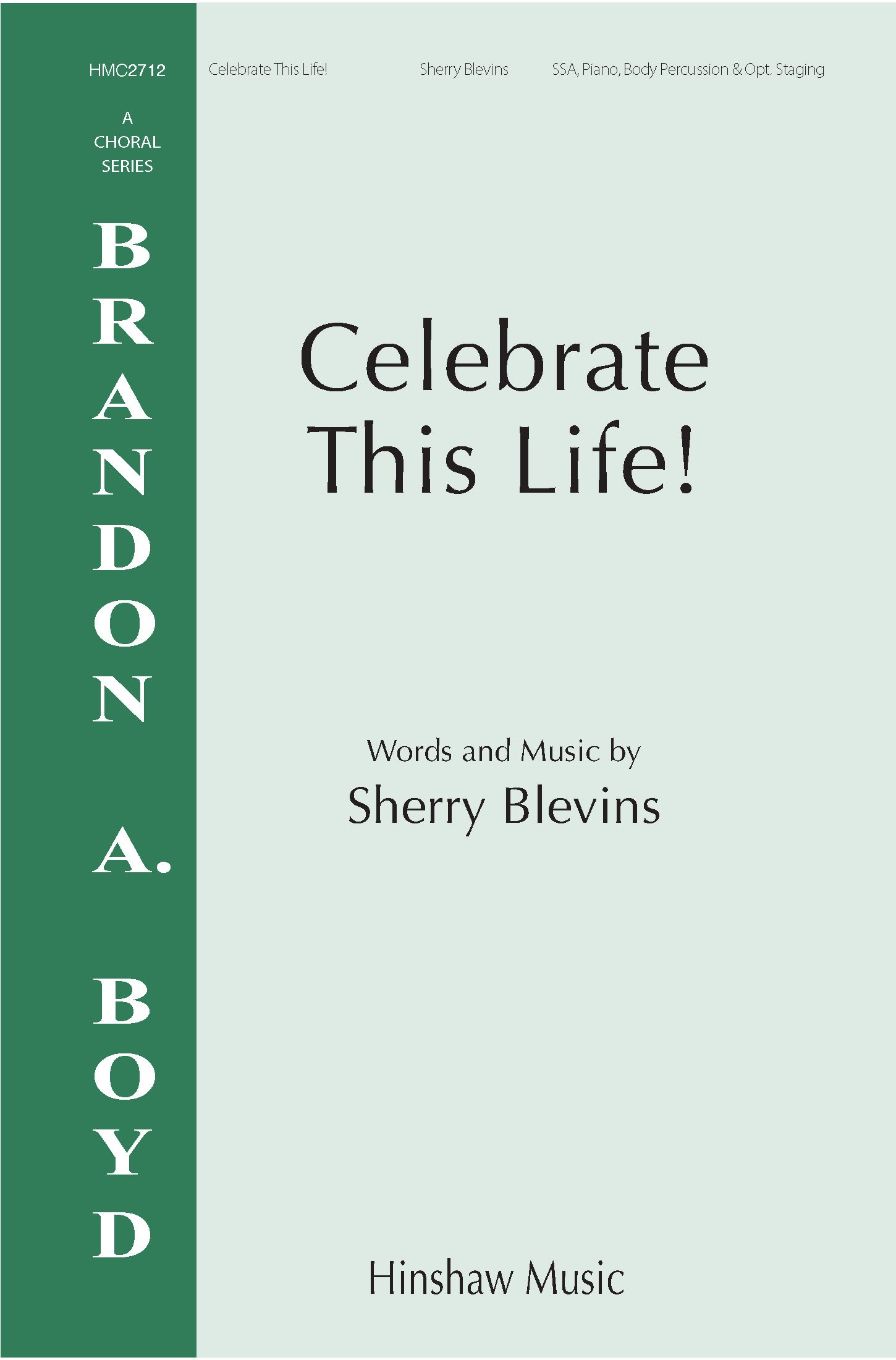 Celebrate This Life community sheet music cover