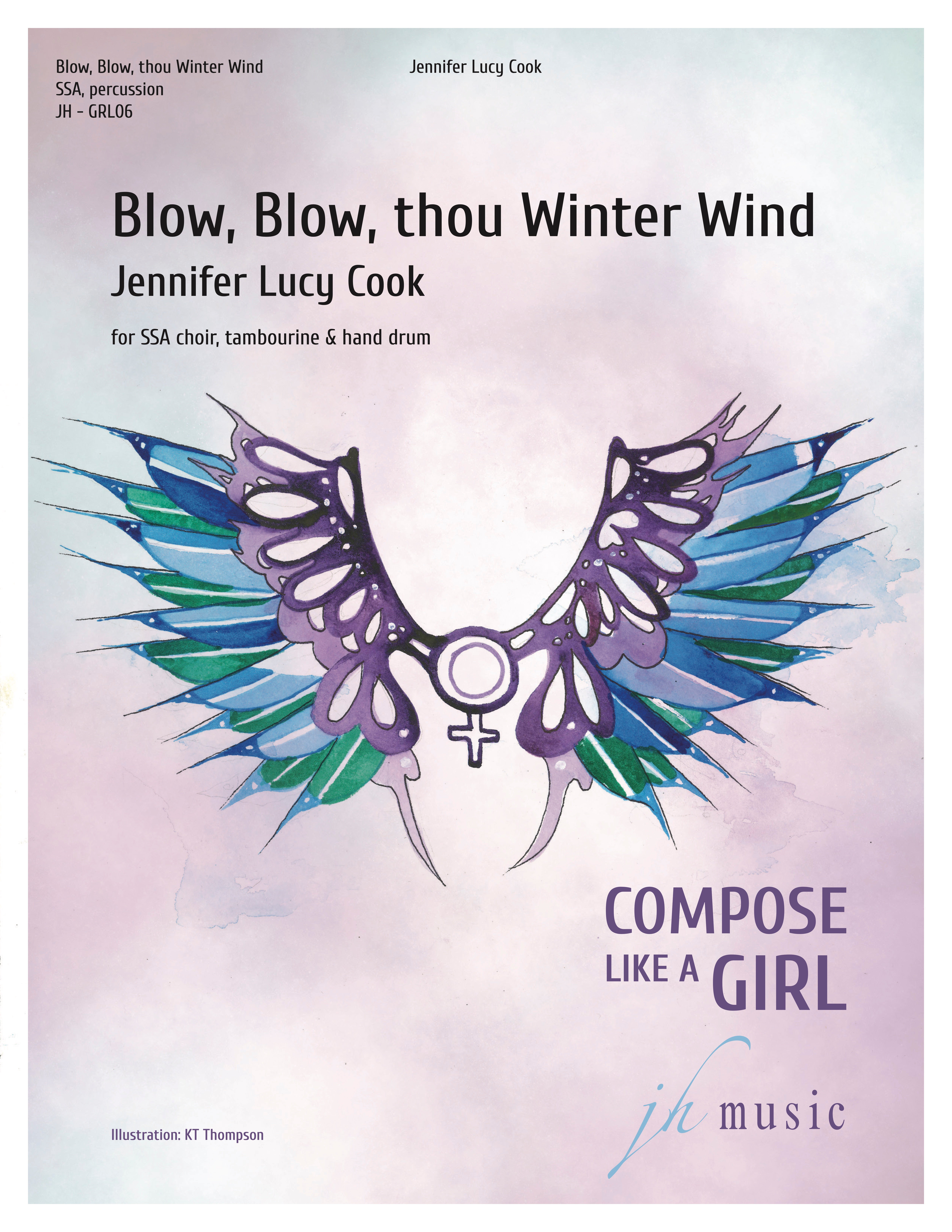 Blow, Blow, Thou Winter Wind christmas sheet music cover