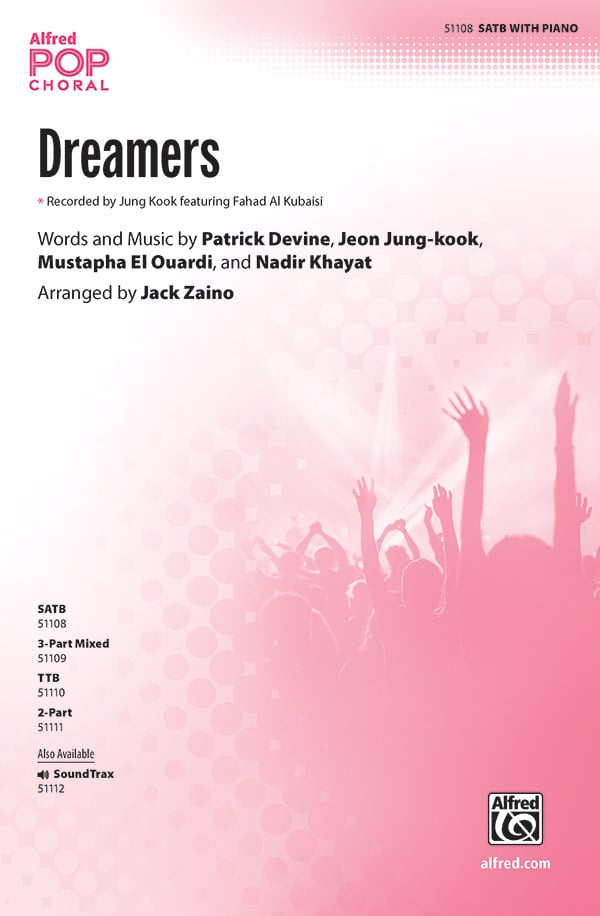 Dreamers choral sheet music