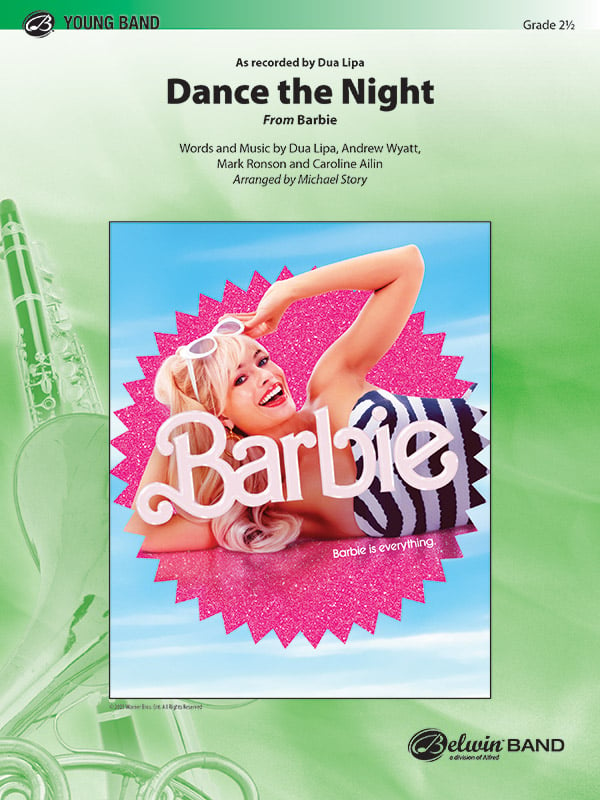Dance the Night band sheet music cover