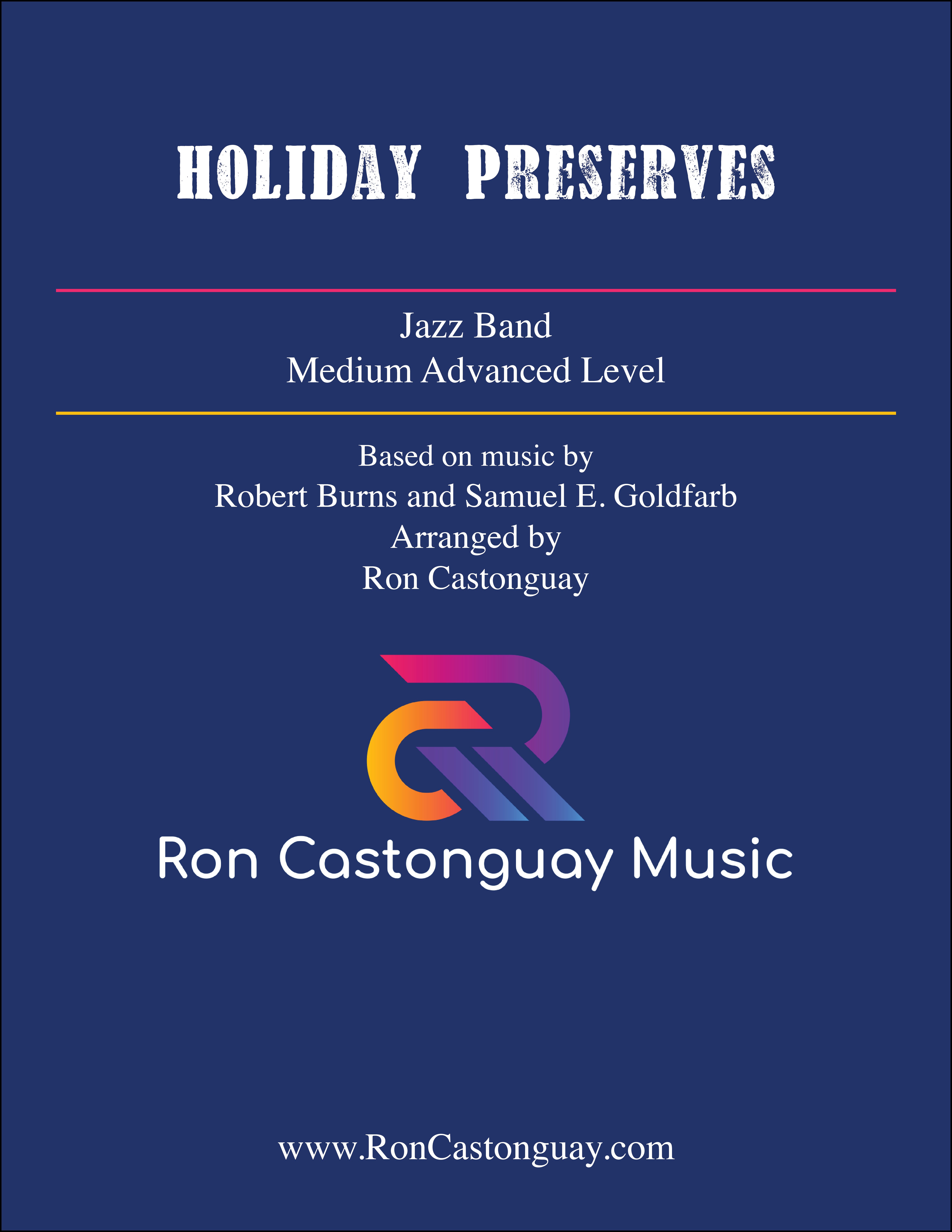 Holiday Preserves Jazz Ensemble sheet music cover