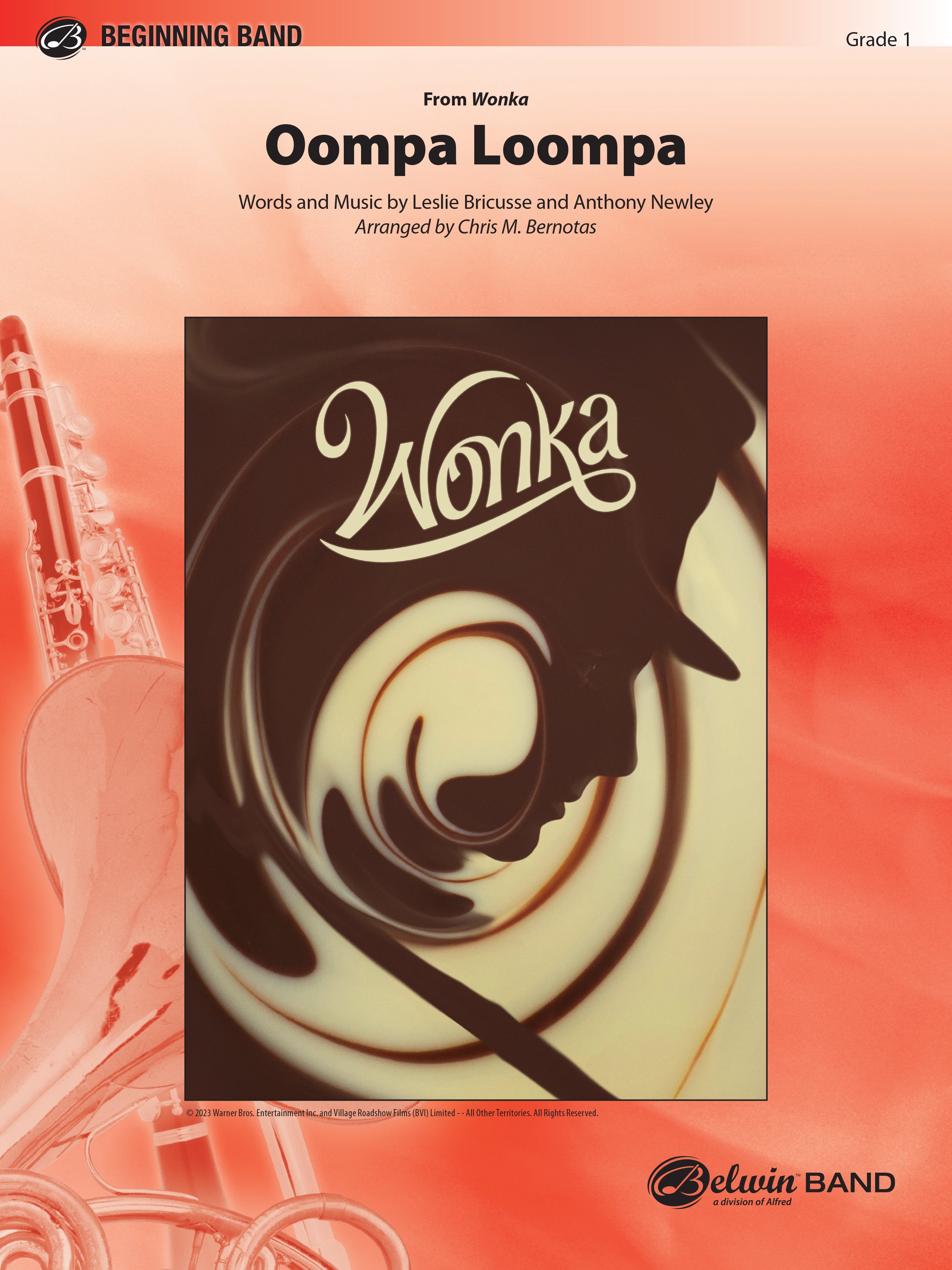 Oompa Loompa band sheet music cover