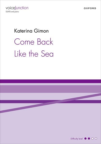 Come Back Like the Sea community sheet music cover