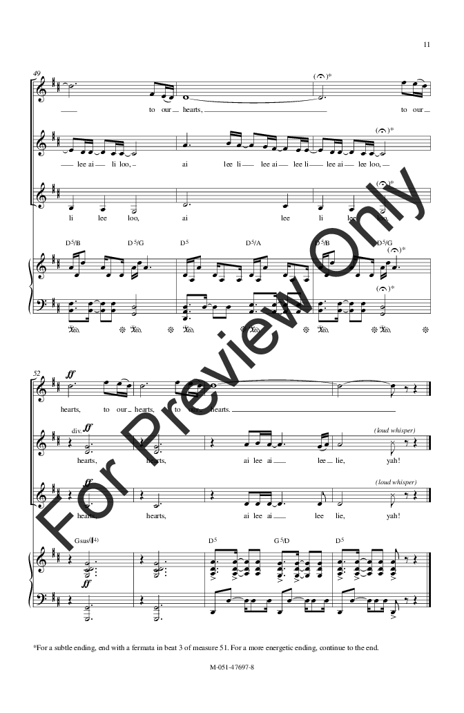 Stand Together (Three-Part Treble or SSA) by | J.W. Pepper Sheet Music