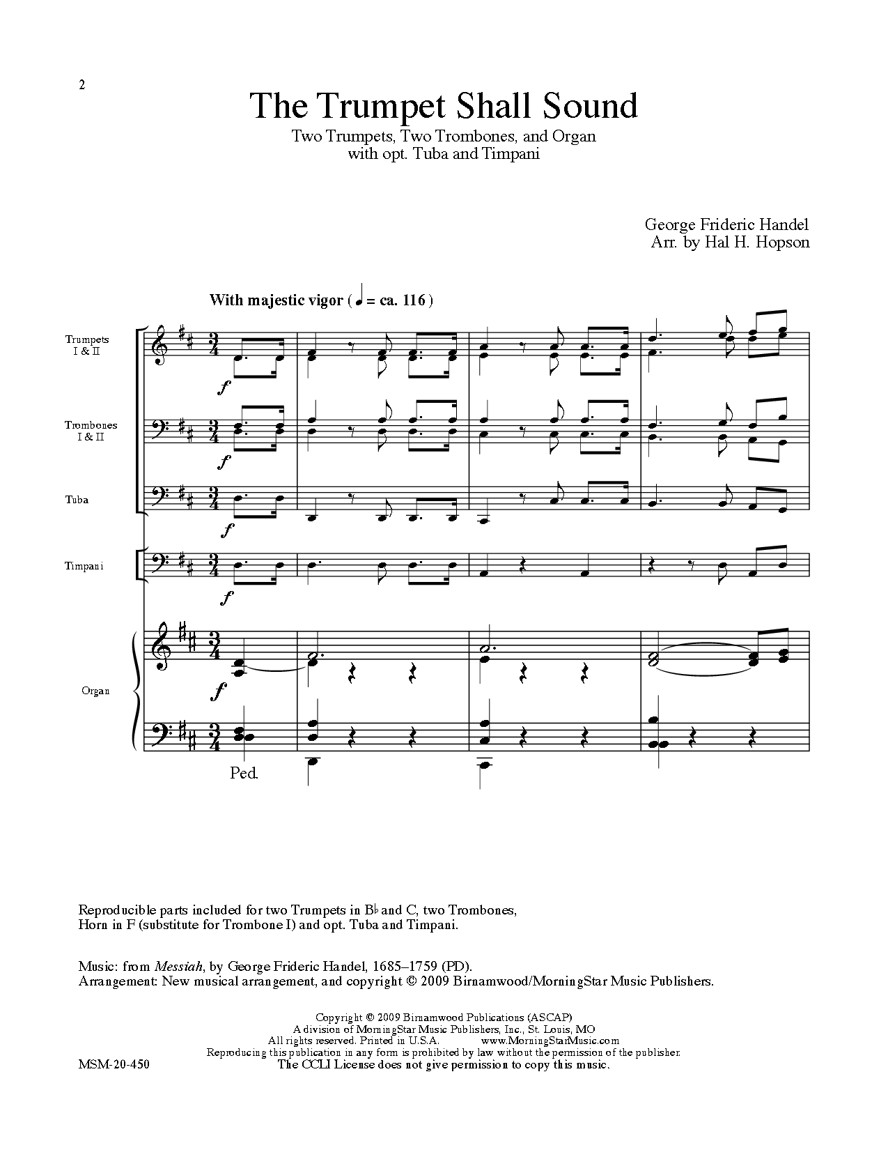 The Trumpet Shall Sound (Brass Quintet | J.W. Pepper Sheet Music
