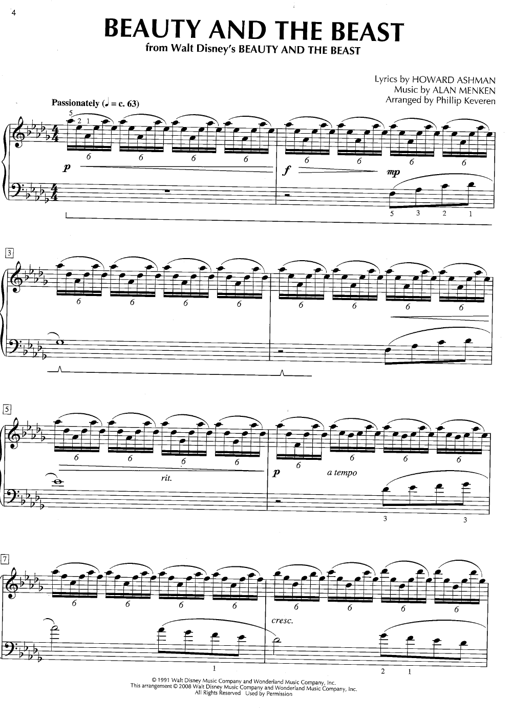 Disney Songs for Classical Piano (Piano) arr. Phi | J.W. Pepper Sheet Music