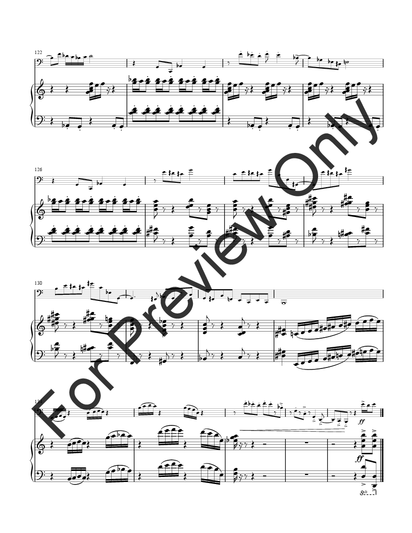 LAMENTATION AND CELEBRATION EUPHONIUM / Baritone and Piano P.O.D.