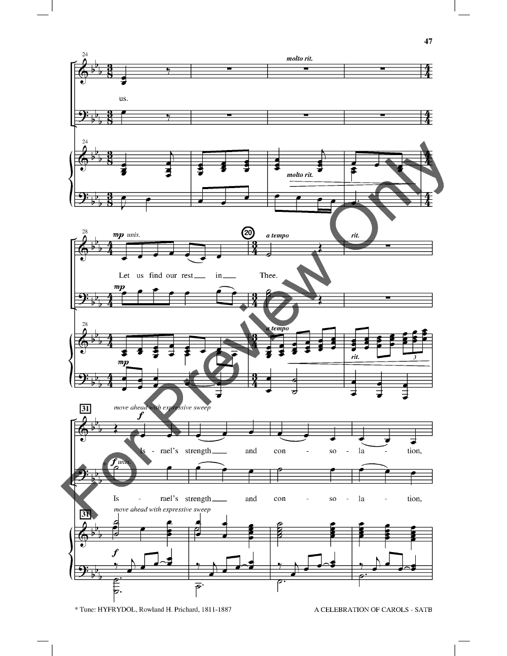 A Celebration Of Carols Satb Singer'S Edition