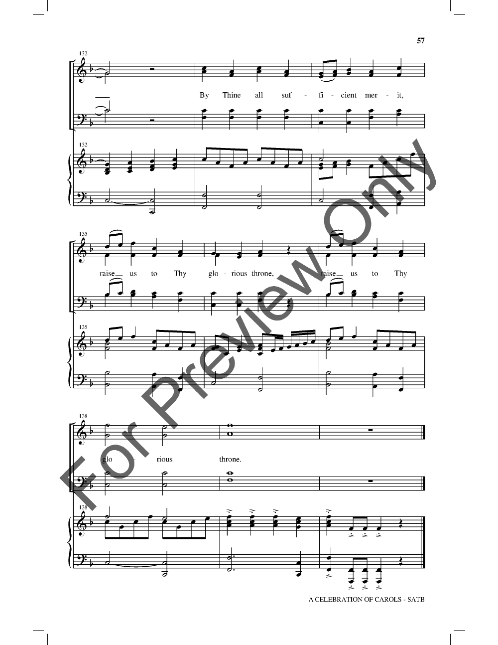 A Celebration Of Carols Satb Singer'S Edition