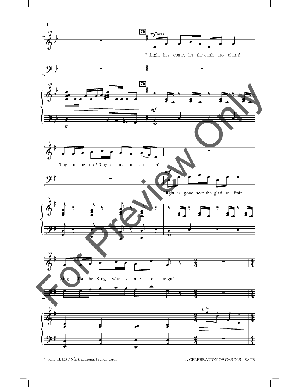 A Celebration Of Carols Satb Singer'S Edition