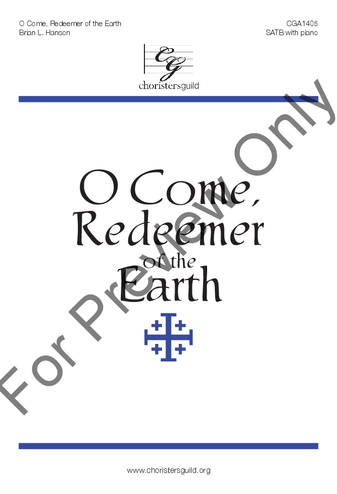 O Come, Redeemer of the Earth EPRINT