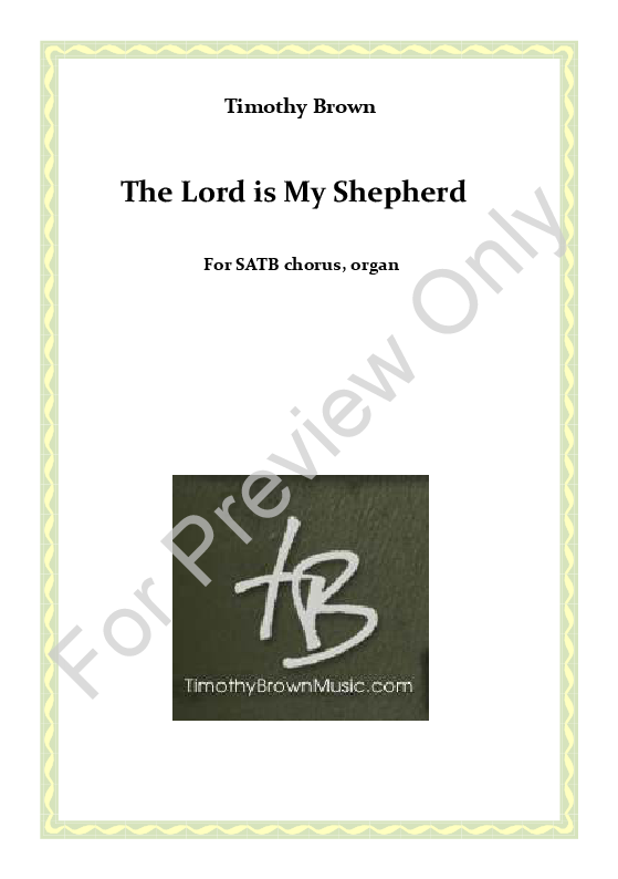 The Lord is my Shepherd P.O.D.