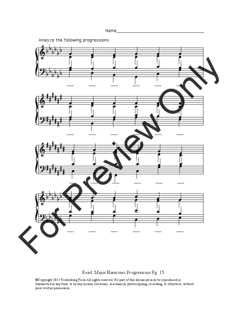 Music Theory Worksheets Volume 2 P.O.D.