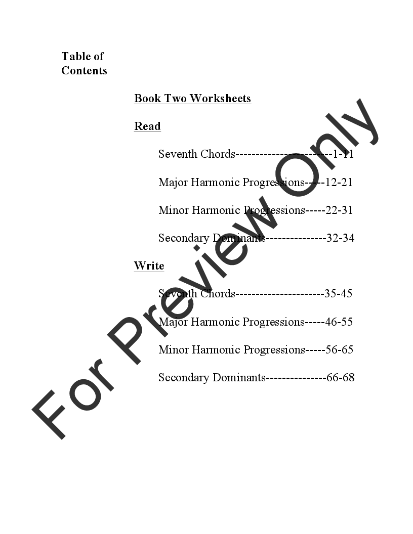 Music Theory Worksheets Volume 2 P.O.D.