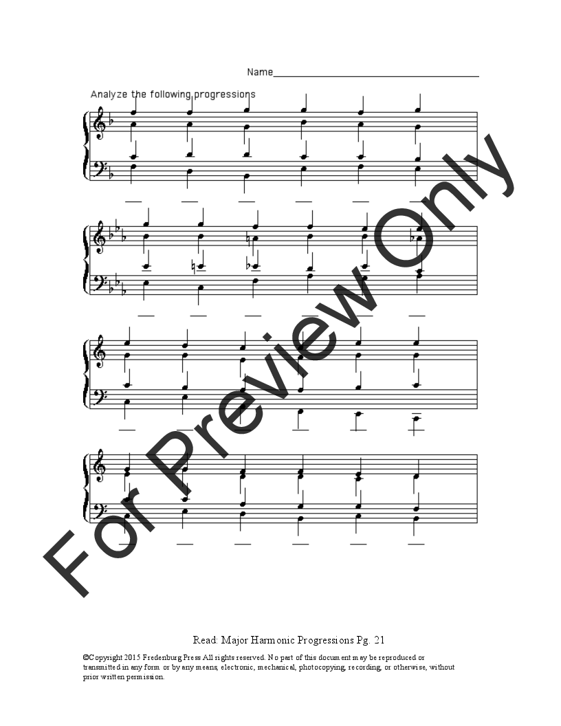 Music Theory Worksheets Volume 2 P.O.D.