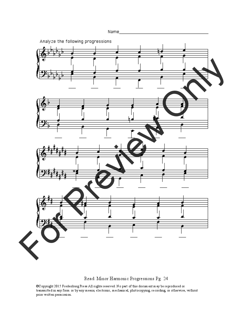 Music Theory Worksheets Volume 2 P.O.D.