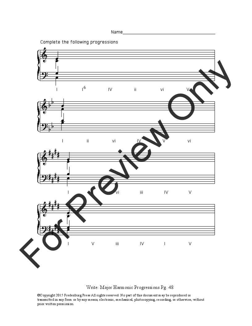 Music Theory Worksheets Volume 2 P.O.D.