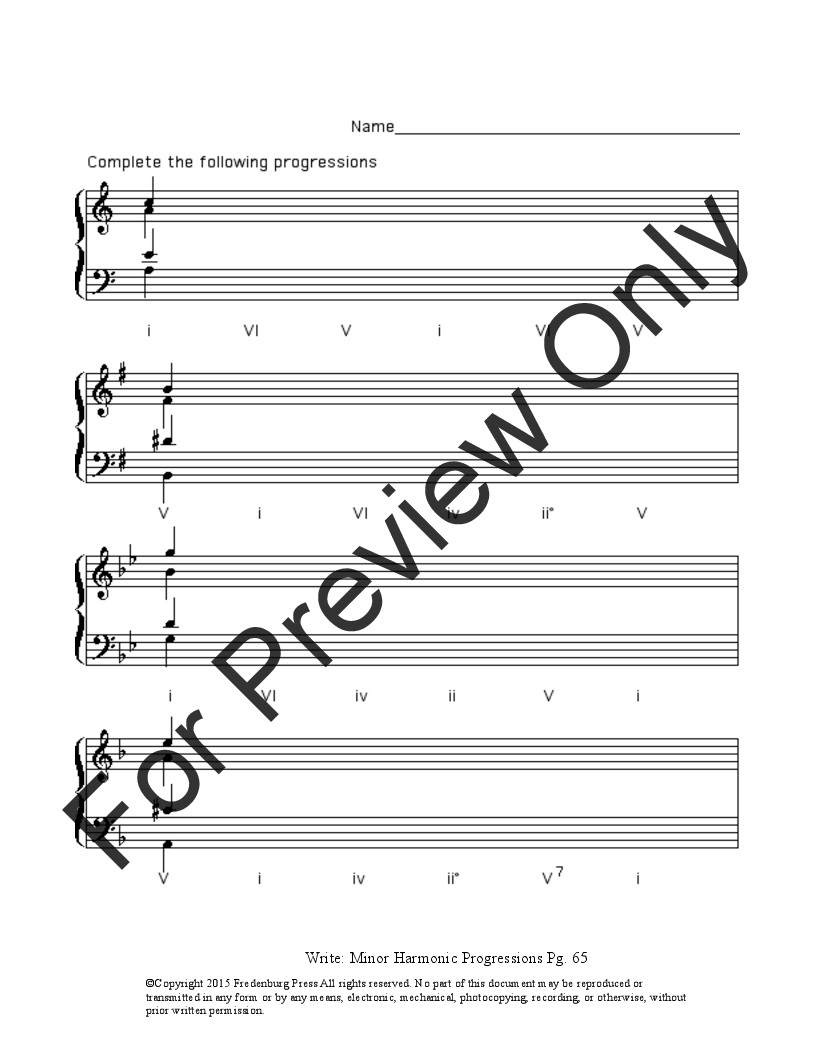 Music Theory Worksheets Volume 2 P.O.D.
